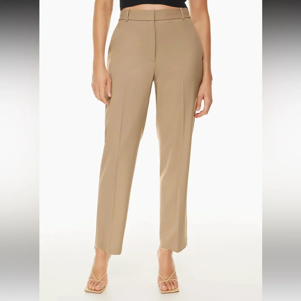 Aritzia babaton command pant size 0 in gold camel NWT - Picture 3 of 8